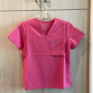 NEW and LIMITED EDITION! FIGS Catarina One Pocket Scrub Top - F’ing Pink